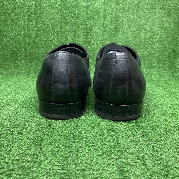 Boss Hugo Boss Dress‎ Shoes Casual Oxford Black Leather Cap Toe Lace Up Mens 13 main image 9
